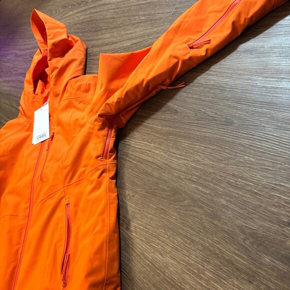 NWT Halfdays Lawrence Jacket Flame Women’s Large winter insulated waterproof ski - Picture 7 of 12